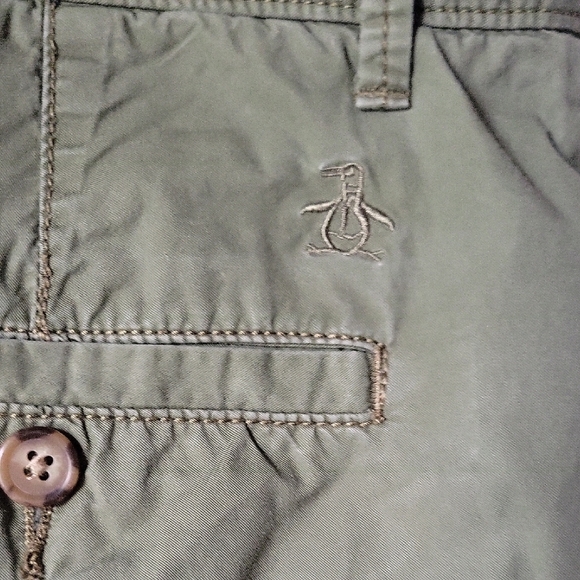 An Original Penguin Men's Green Shorts Size 32 - Picture 3 of 9